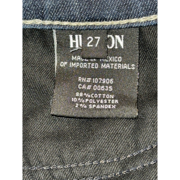 HUDSON Women's NICO Midrise Super Skinny Ankle Jeans SIZE 27 Dark Wash‎ EUC - Picture 9 of 14